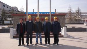 2012年2月洛陽市副市長李國剛一行蒞臨我公司檢查指導(dǎo)環(huán)保工作