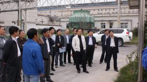 2012年10月，省、市、縣環(huán)保部門領導及專家蒞臨我公司檢查指導環(huán)保工作