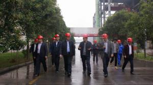 國家工信部原材料和工業司司長王偉等一行領導蒞臨我公司檢查指導工作